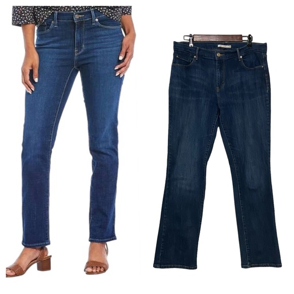 Levi’s 505 Straight Leg Jeans Blue - Picture 1 of 15